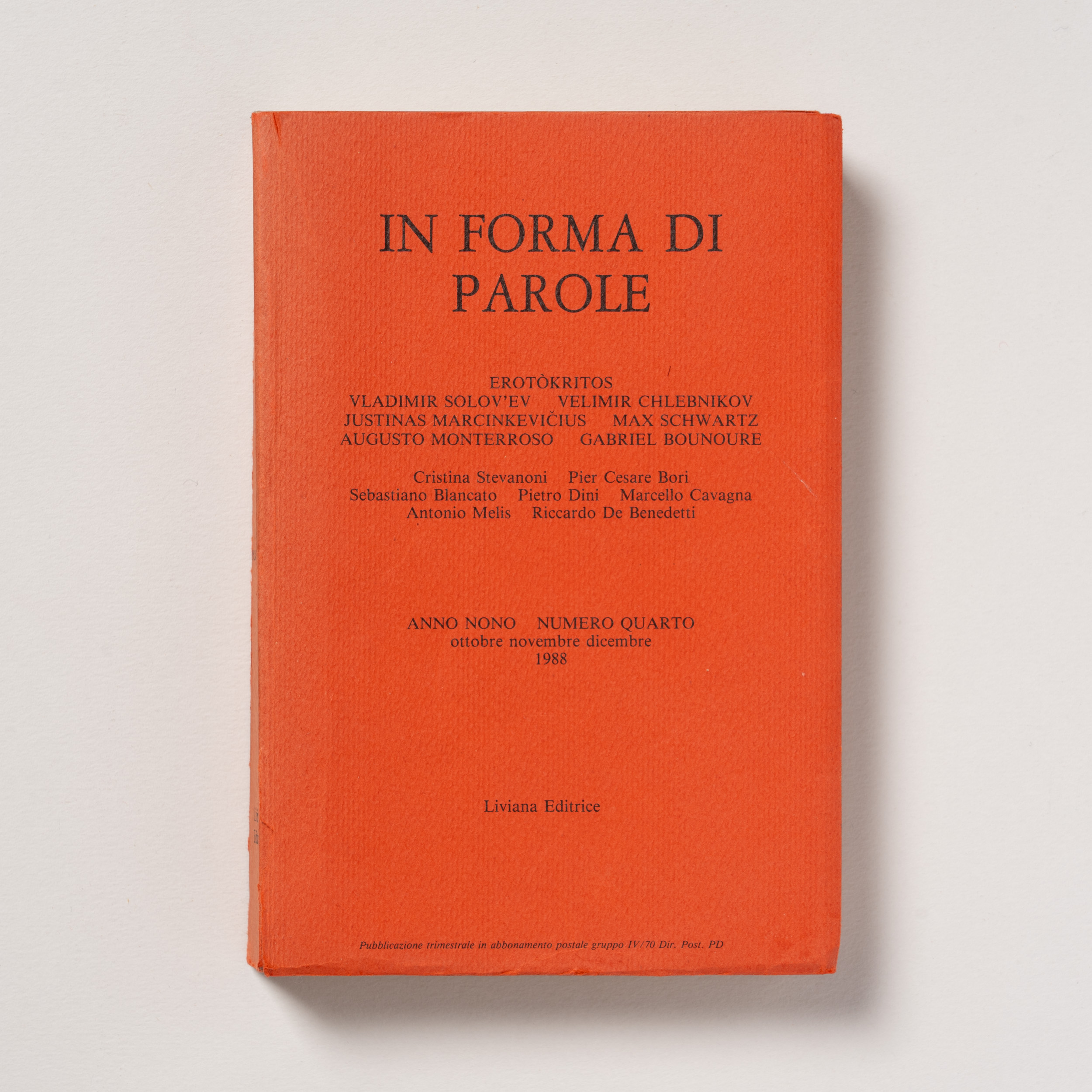 scaldasole-books-in-forma-di-parole-anno-nono-numero-quarto-ottobre-novembre-dicembre-1988