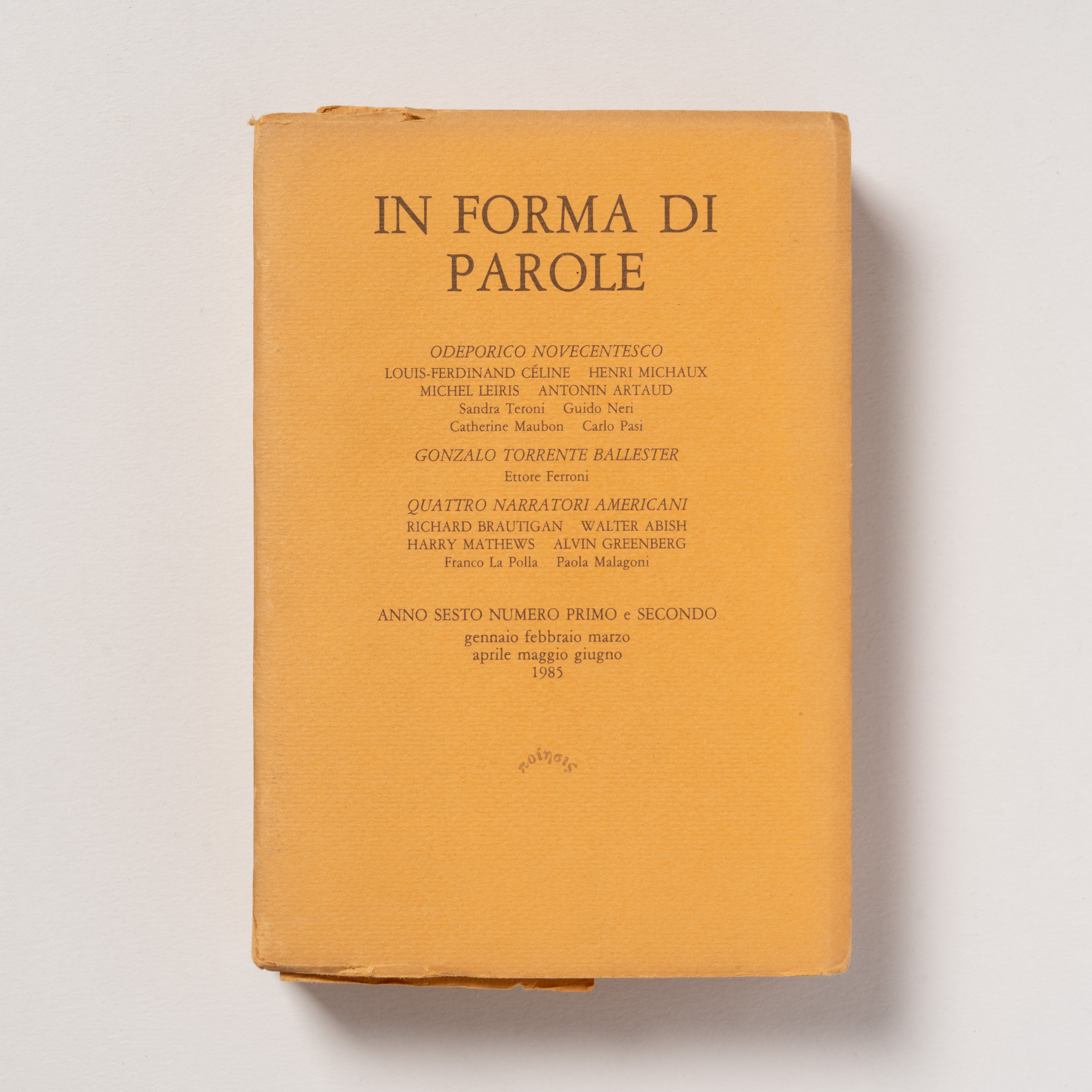 scaldasole-books-in-forma-di-parole-anno-sesto-numero-primo-e-secondo-gennaio-febbraio-marzo-aprile-maggio-giugno-1985