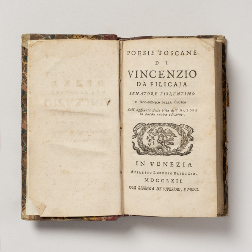 scaldasolebooks Poesie toscane di Vincenzio da Filicaja senatore fiorentino e accademico della Crusca. Coll'aggiunta della Vita dell'autore in questa nuova edizione - Filicaja Vincenzo