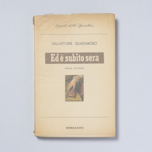 scaldasolebooks Ed è subito sera - Quasimodo Salvatore