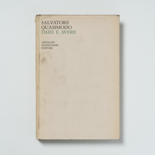 scaldasolebooks Dare e avere - Quasimodo Salvatore