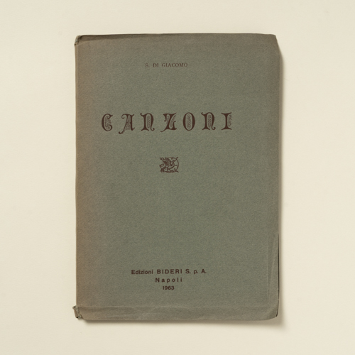 scaldasolebooks Canzoni napolitane - Di Giacomo Salvatore