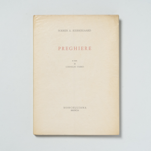 scaldasolebooks Preghiere - Kierkegaard Soeren A.