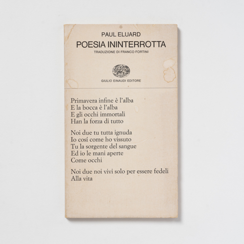 scaldasolebooks Poesia ininterrotta - Eluard Paul