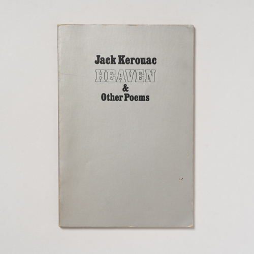 scaldasolebooks Heaven & Other Poems - Kerouac Jack