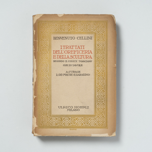 scaldasolebooks I trattati dell'oreficeria e della scultura - Cellini Benvenuto