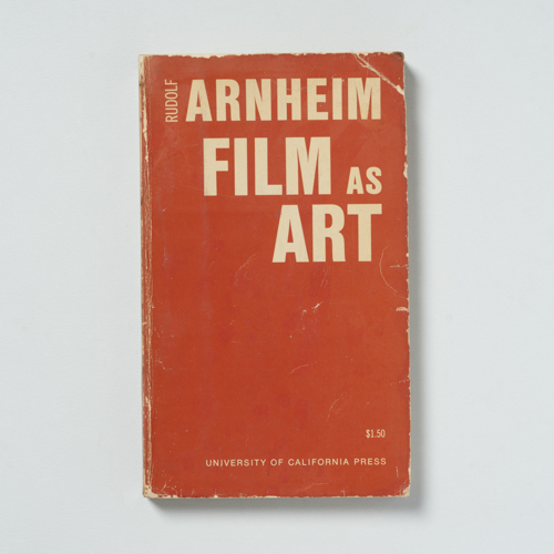 scaldasolebooks Film as Art - Arnheim Rudolf