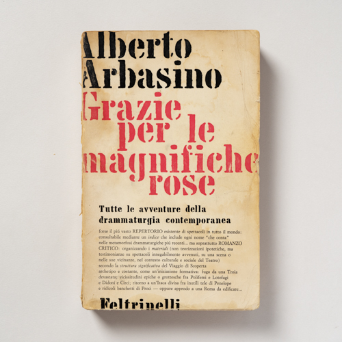 scaldasolebooks Grazie per le magnifiche rose - Arbasino Alberto