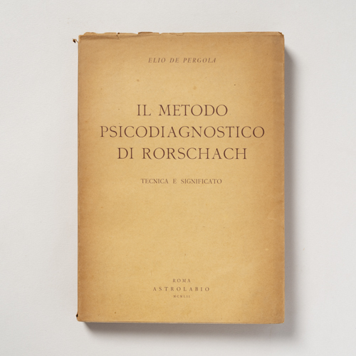 scaldasolebooks Il metodo psicodiagnostico di Rorschach - De Pergola Elio