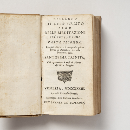 scaldasolebooks Dell'anno di Gesù Cristo cioè delle meditazioni per tutto l'anno. Parte seconda - Cunilati Fulgenzio