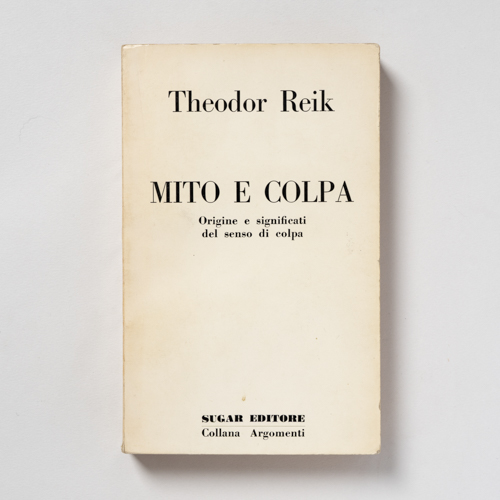 scaldasolebooks Mito e colpa - Reik Theodor