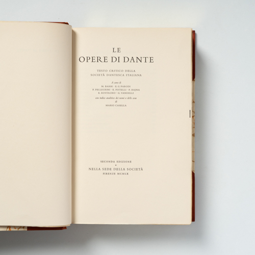 scaldasolebooks Le opere di Dante - Alighieri Dante