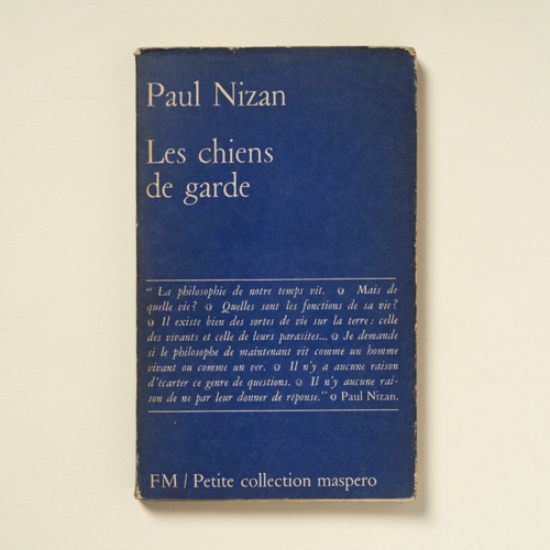 scaldasolebooks Les chiens de garde - Nizan Paul