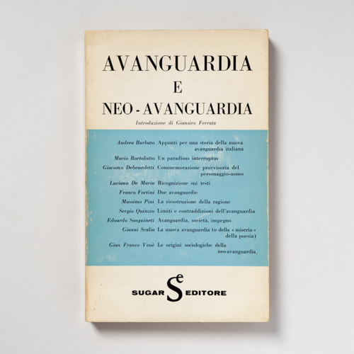 scaldasolebooks Avanguardia e Neo-Avanguardia - AA. VV.