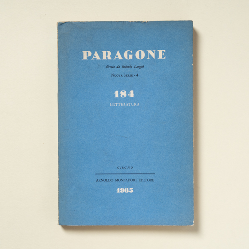 scaldasolebooks Paragone n. 184 - AA. VV.