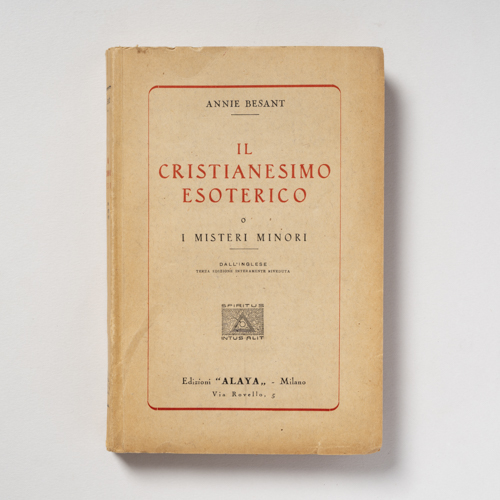 scaldasolebooks Il cristianesimo esoterico o I misteri minori - Besant Annie