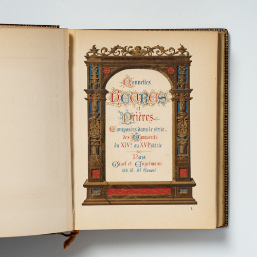 scaldasolebooks Nouvelles Heures et Prières, composées dans le style des manuscrits du XIVe au XVIe siècle - 