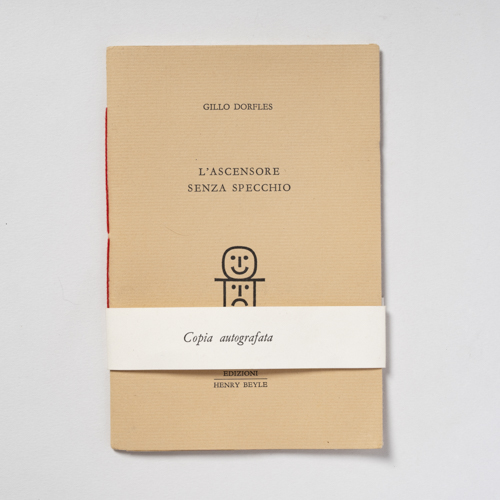scaldasolebooks L'ascensore senza specchio - Dorfles Gillo