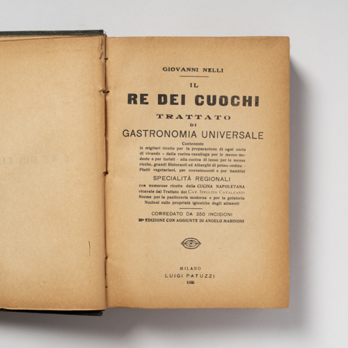 scaldasolebooks Il Re dei Cuochi. Trattato di gastronomia universale - Nelli Giovanni