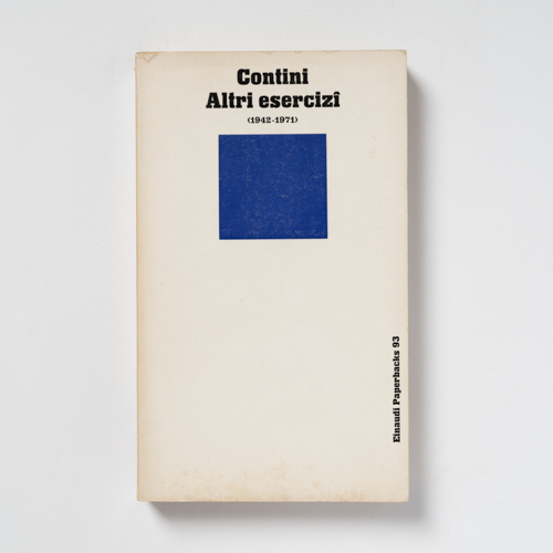scaldasolebooks Altri esercizi (1942-1971) - Contini Gianfranco