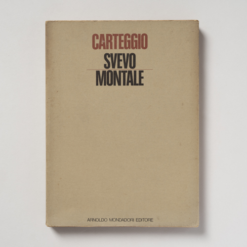 scaldasolebooks Carteggio con gli scritti di Montale su Svevo - Svevo Italo, Montale Eugenio