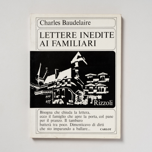 scaldasolebooks Lettere inedite ai familiari - Baudelaire Charles
