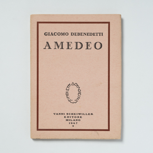 scaldasolebooks Amedeo - Debenedetti Giacomo