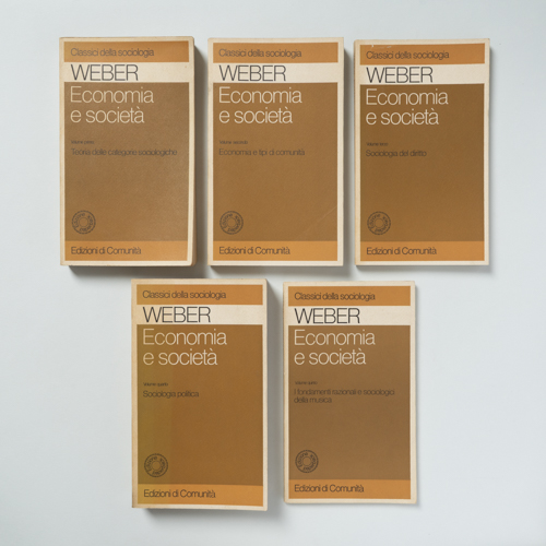 scaldasolebooks Economia e società (5 volumi) - Weber Max