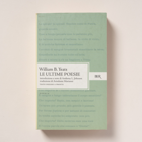 scaldasolebooks Le ultime poesie - Yeats William Butler