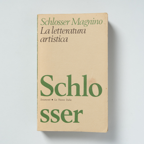 scaldasolebooks La letteratura artistica. Manuale delle fonti della storia dell'arte moderna - Schlosser Julius von
