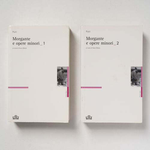 scaldasolebooks Morgante e opere minori (2 volumi) - Pulci Luigi