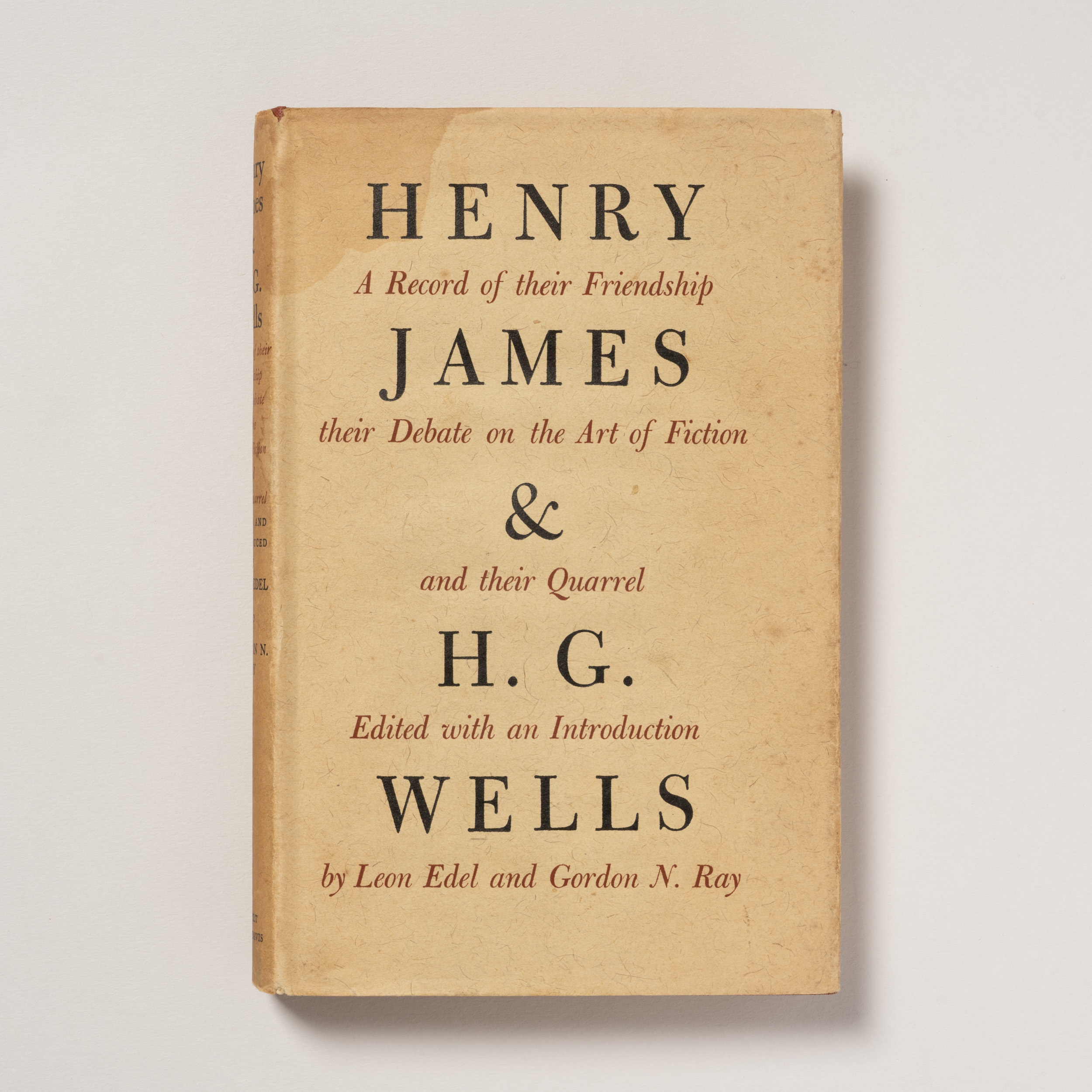 scaldasole-books-henry-james-and-h-g-wells-a-record-of-their-friendship-their-debate-on-the-art-of-fiction-and-their-quarrel