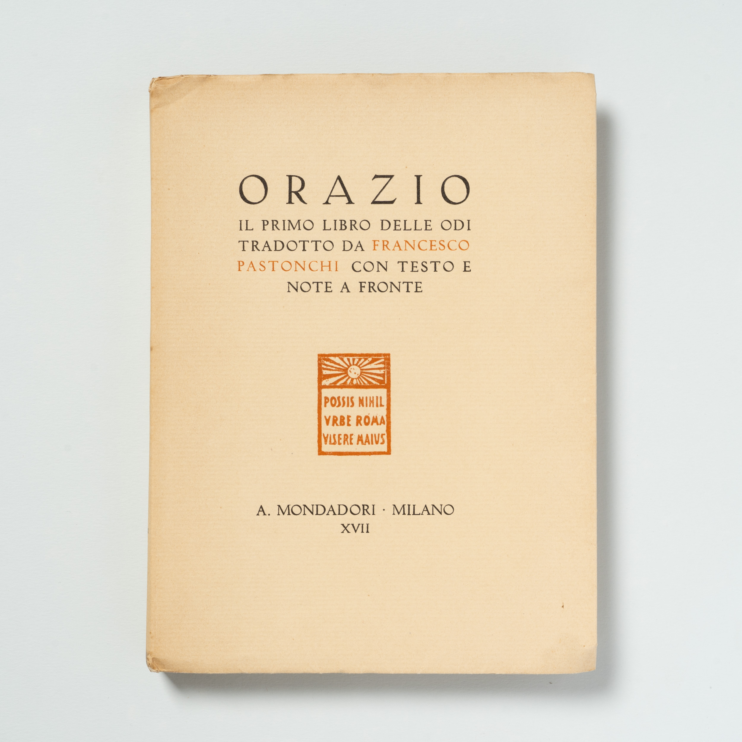scaldasole-books-orazio-il-primo-libro-delle-odi-tradotto-da-francesco-pastonchi-con-testo-e-note-a-fronte